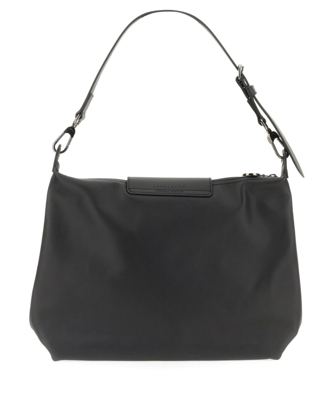 LONGCHAMP Черная синтетическая сумка через плечо, фото 2
