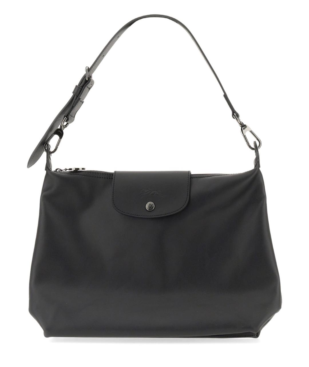 LONGCHAMP Черная синтетическая сумка через плечо, фото 1
