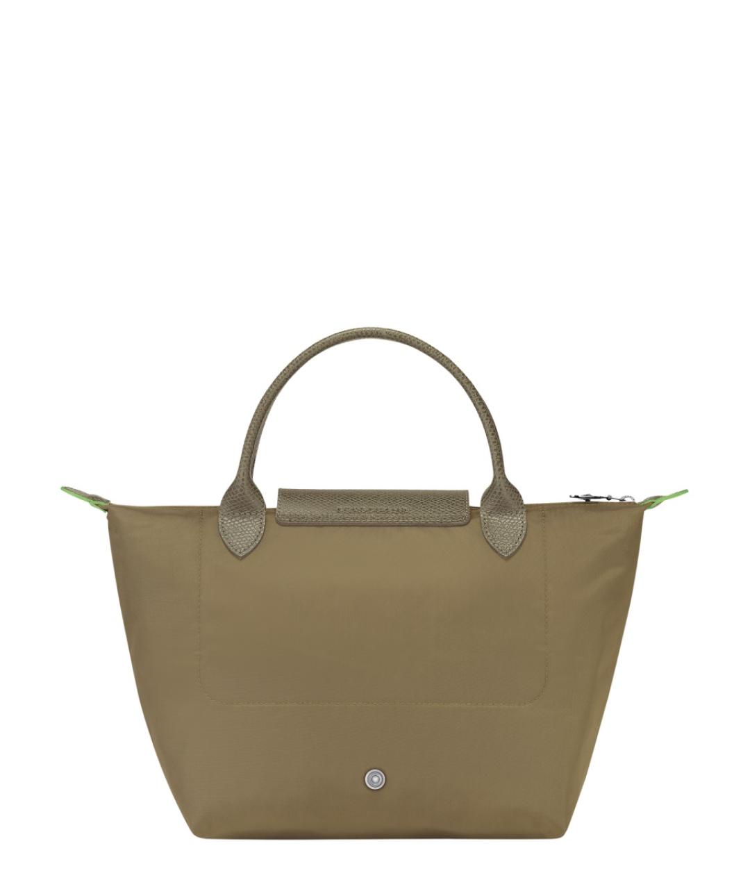 LONGCHAMP Зеленая сумка с короткими ручками, фото 3