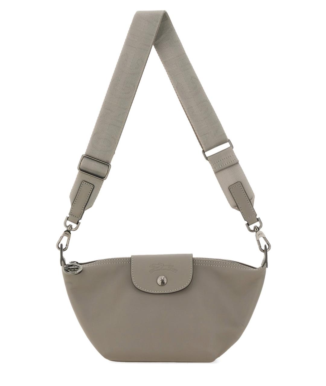 LONGCHAMP Серая сумка через плечо, фото 1