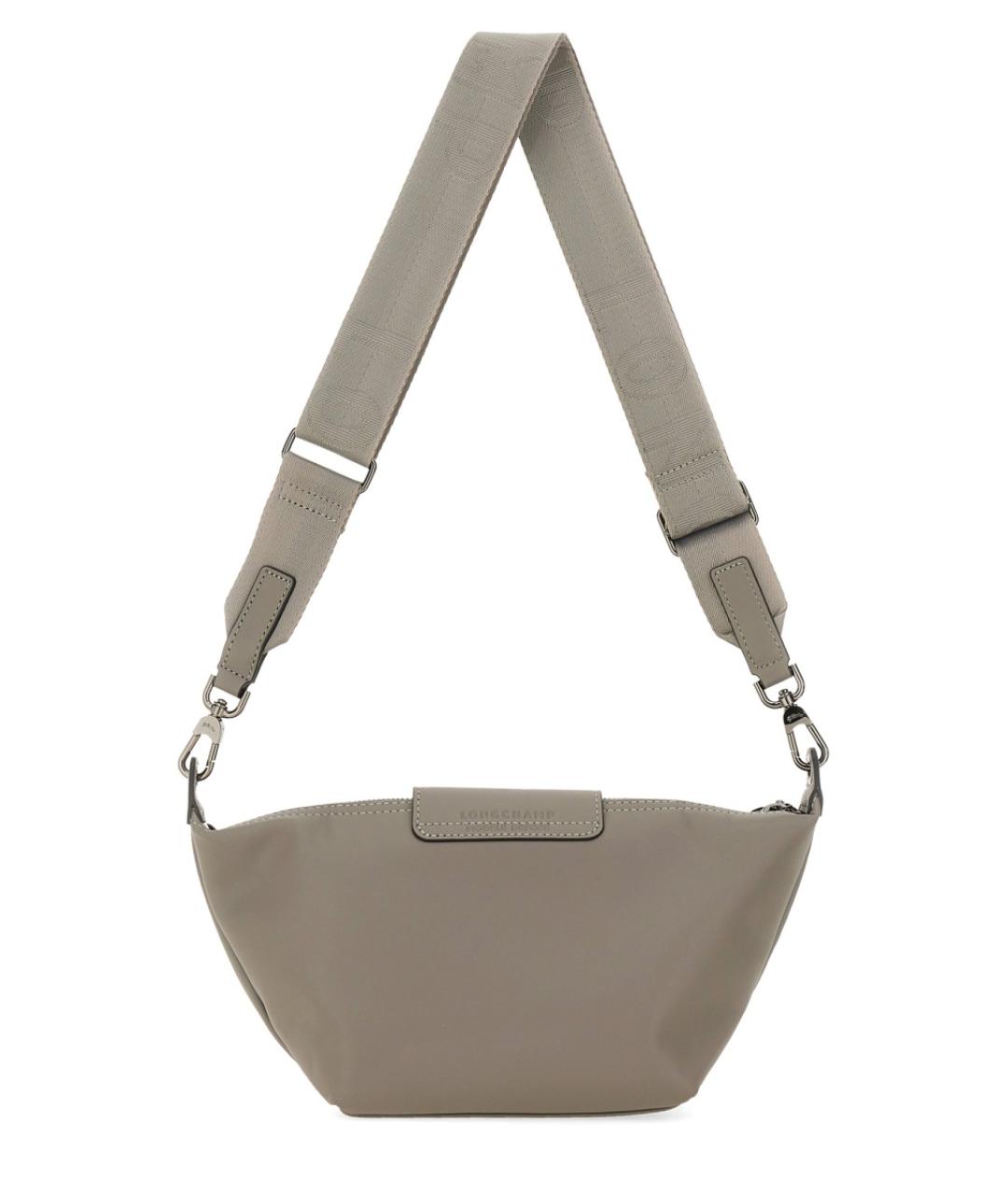 LONGCHAMP Серая сумка через плечо, фото 3