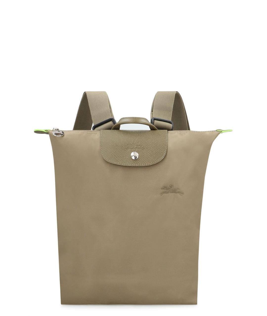 LONGCHAMP Зеленый синтетический рюкзак, фото 1