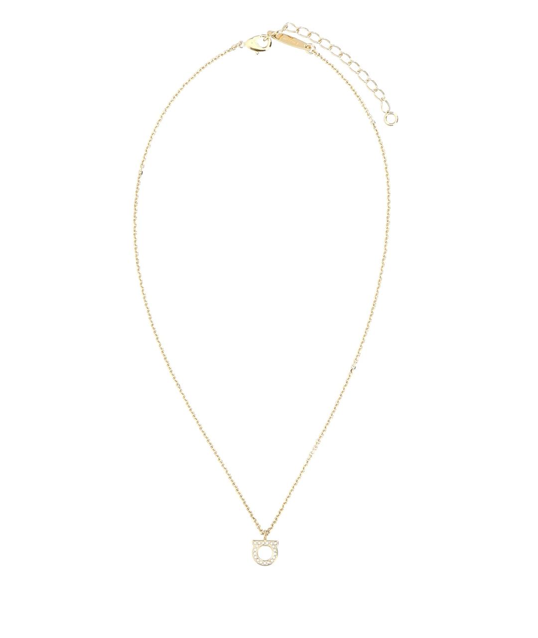 FERRAGAMO Золотая латунная подвеска, фото 1