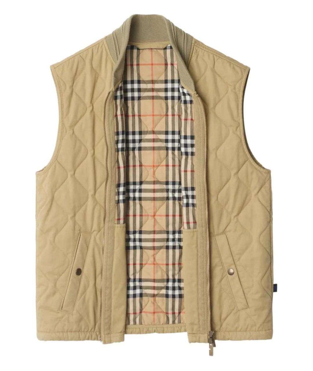 BURBERRY Мульти хлопковый жилет, фото 4
