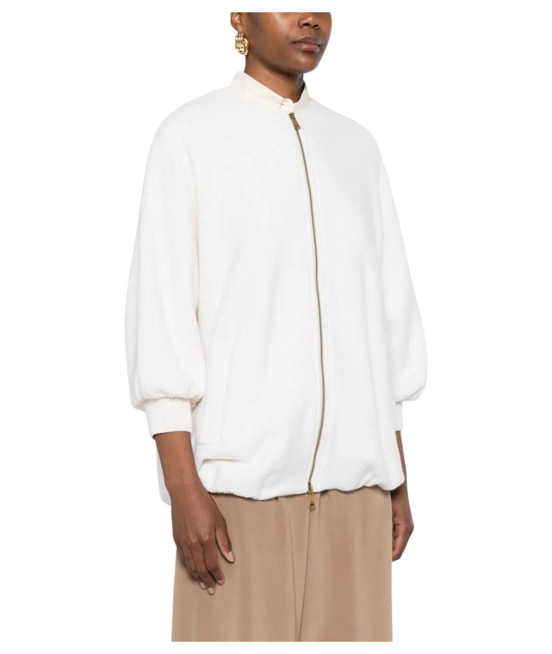 MAX MARA Белая шерстяная куртка, фото 3