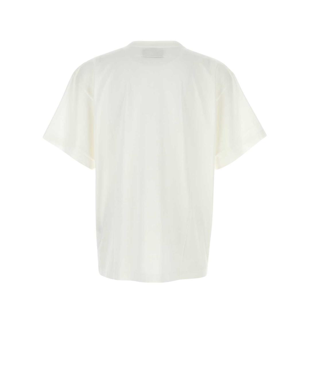 MM6 MAISON MARGIELA Белая хлопковая футболка, фото 2