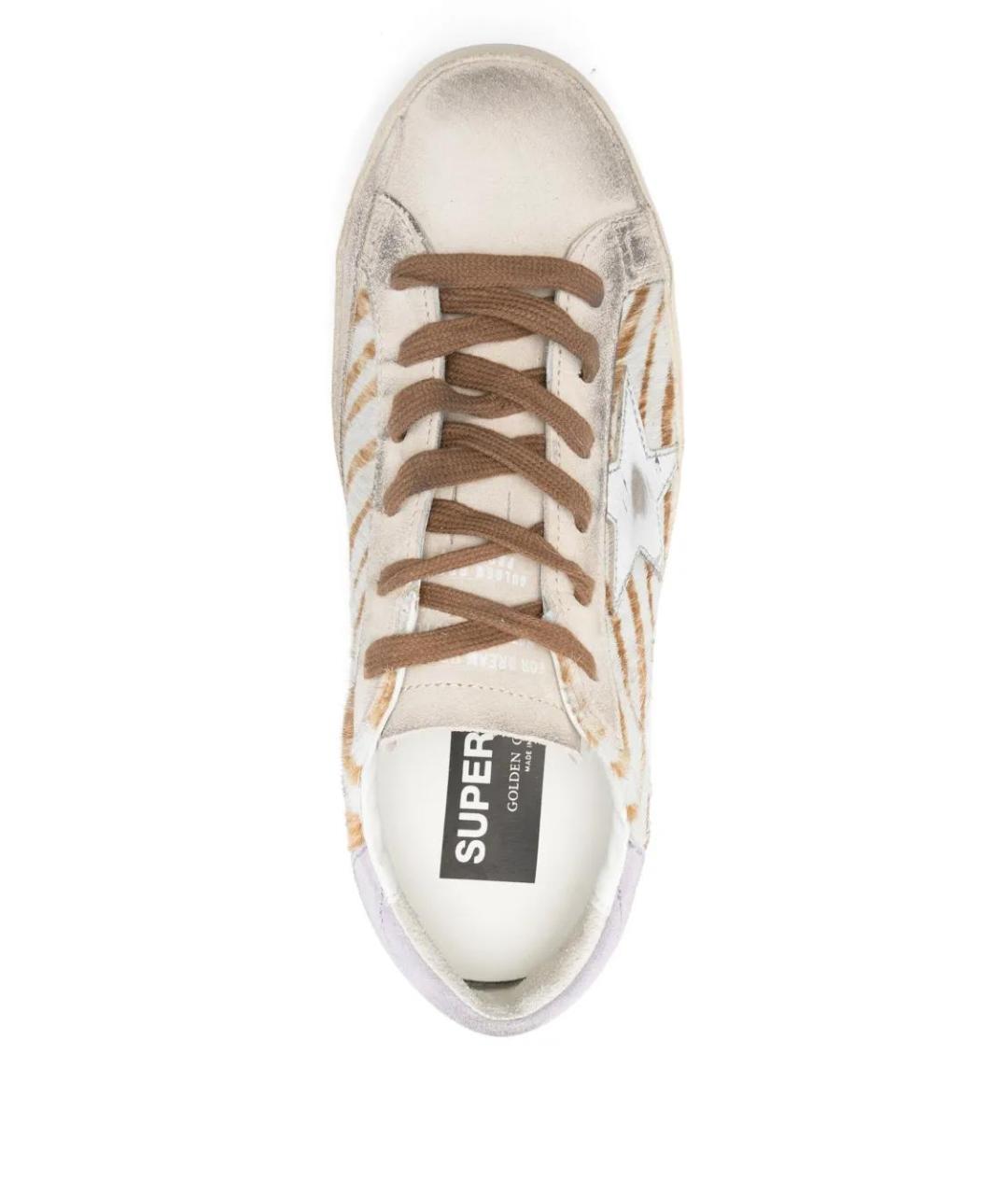 GOLDEN GOOSE DELUXE BRAND Мульти кожаные кеды, фото 4