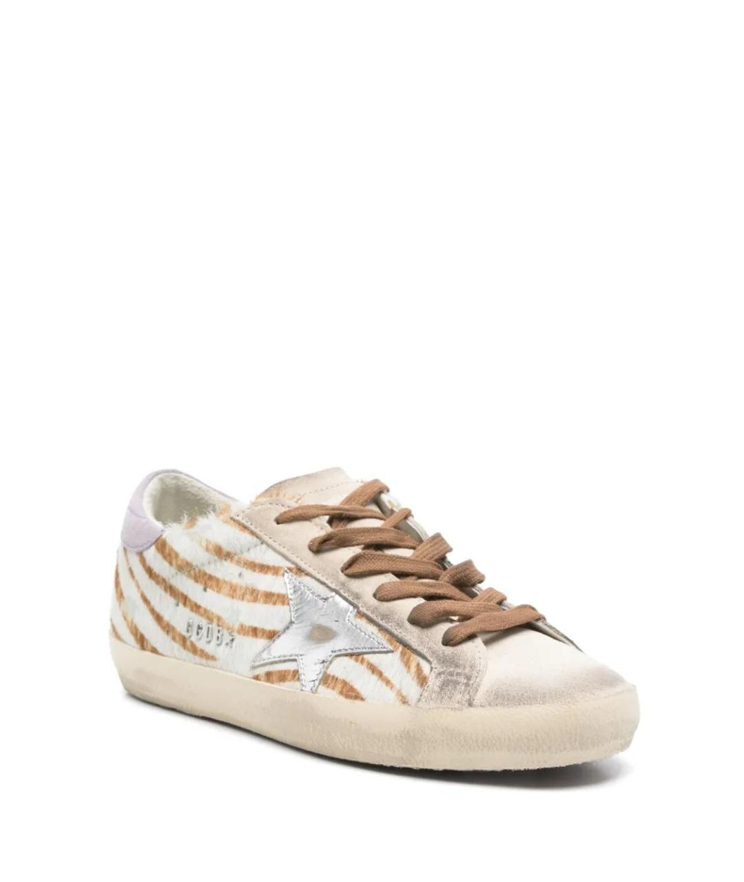 GOLDEN GOOSE DELUXE BRAND Мульти кожаные кеды, фото 2