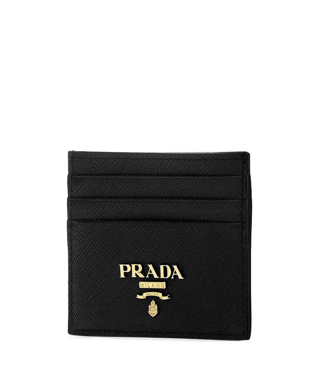 PRADA Черный кожаный кардхолдер, фото 2