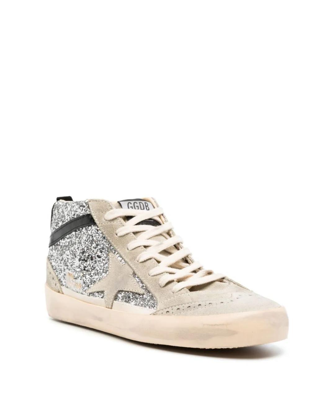 GOLDEN GOOSE DELUXE BRAND Серебряные кеды, фото 2