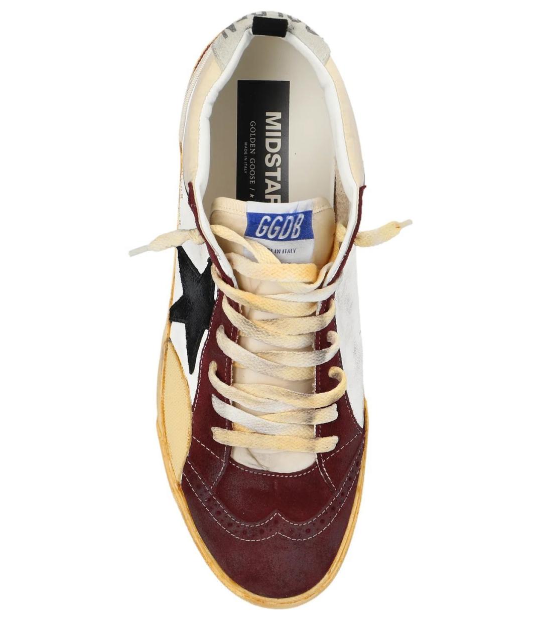 GOLDEN GOOSE DELUXE BRAND Мульти кожаные высокие кроссовки / кеды, фото 4