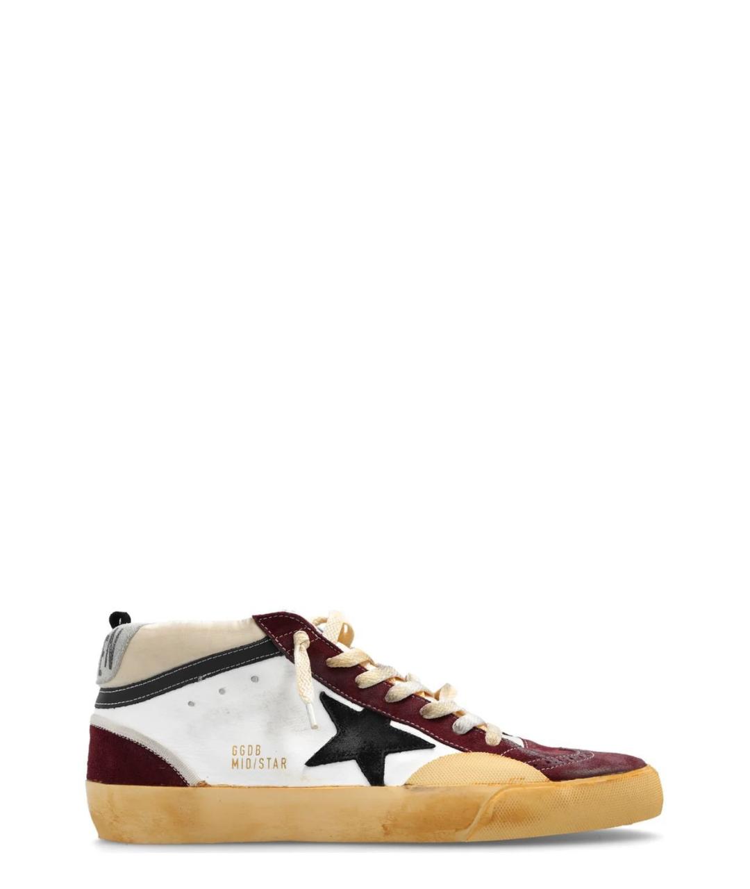 GOLDEN GOOSE DELUXE BRAND Мульти кожаные высокие кроссовки / кеды, фото 1