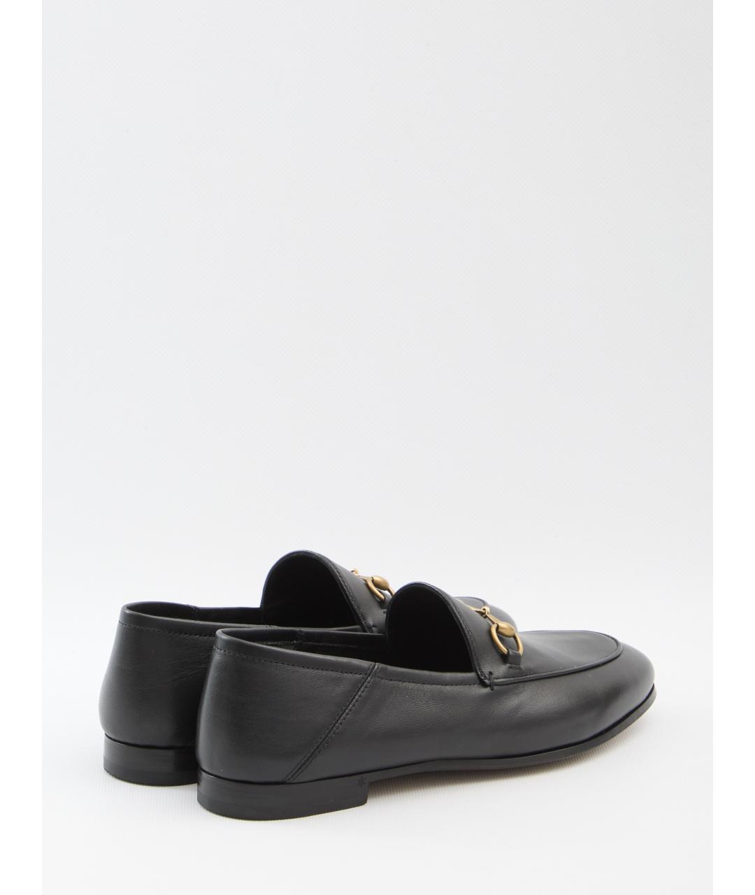 GUCCI Черные кожаные лоферы, фото 3