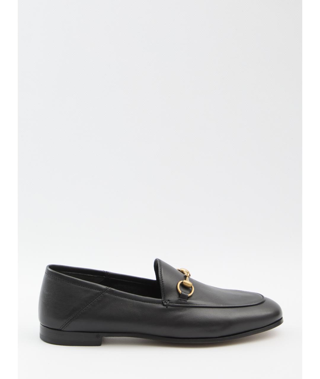 GUCCI Черные кожаные лоферы, фото 6