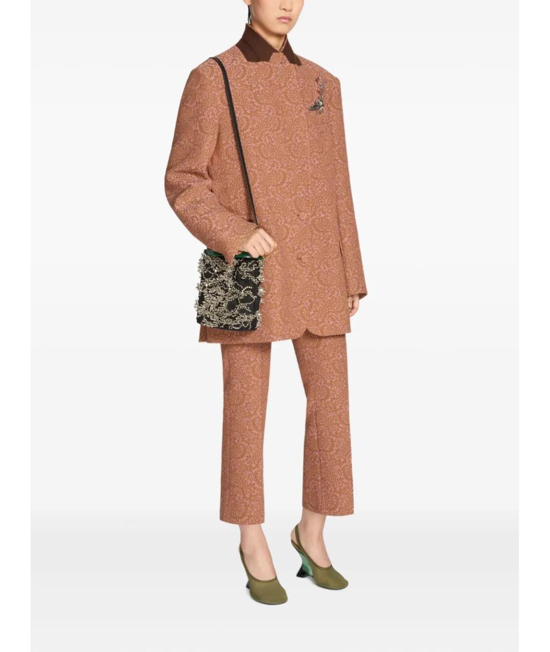 DRIES VAN NOTEN Черная синтетическая сумка с короткими ручками, фото 3