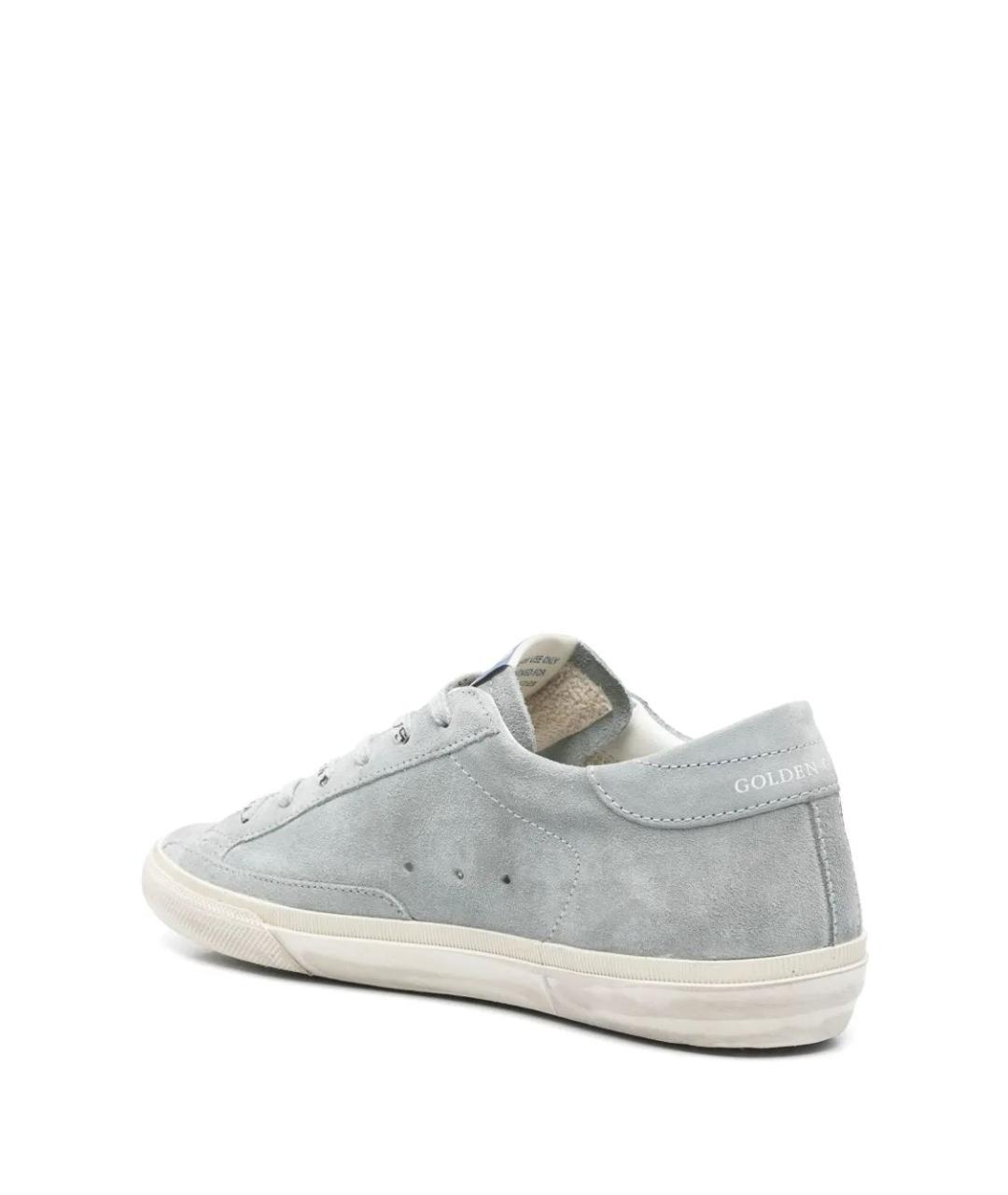GOLDEN GOOSE DELUXE BRAND Серые кожаные кеды, фото 2