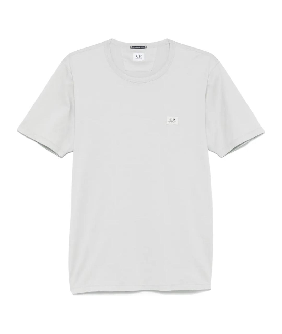 CP COMPANY Серая хлопковая футболка, фото 1