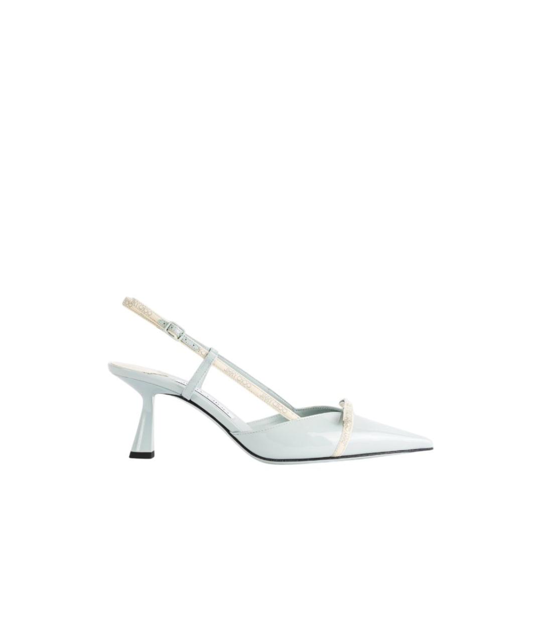 JIMMY CHOO Зеленые кожаные туфли, фото 1