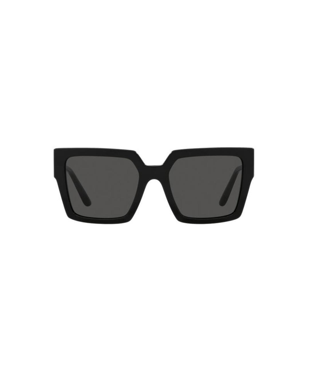 DOLCE&GABBANA Черные пластиковые солнцезащитные очки, фото 2