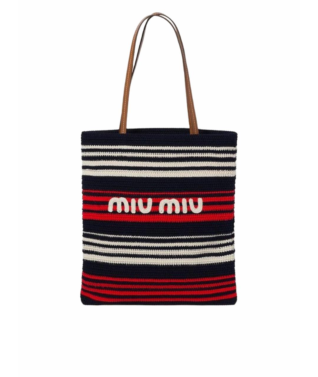 MIU MIU Твиловая сумка тоут, фото 1