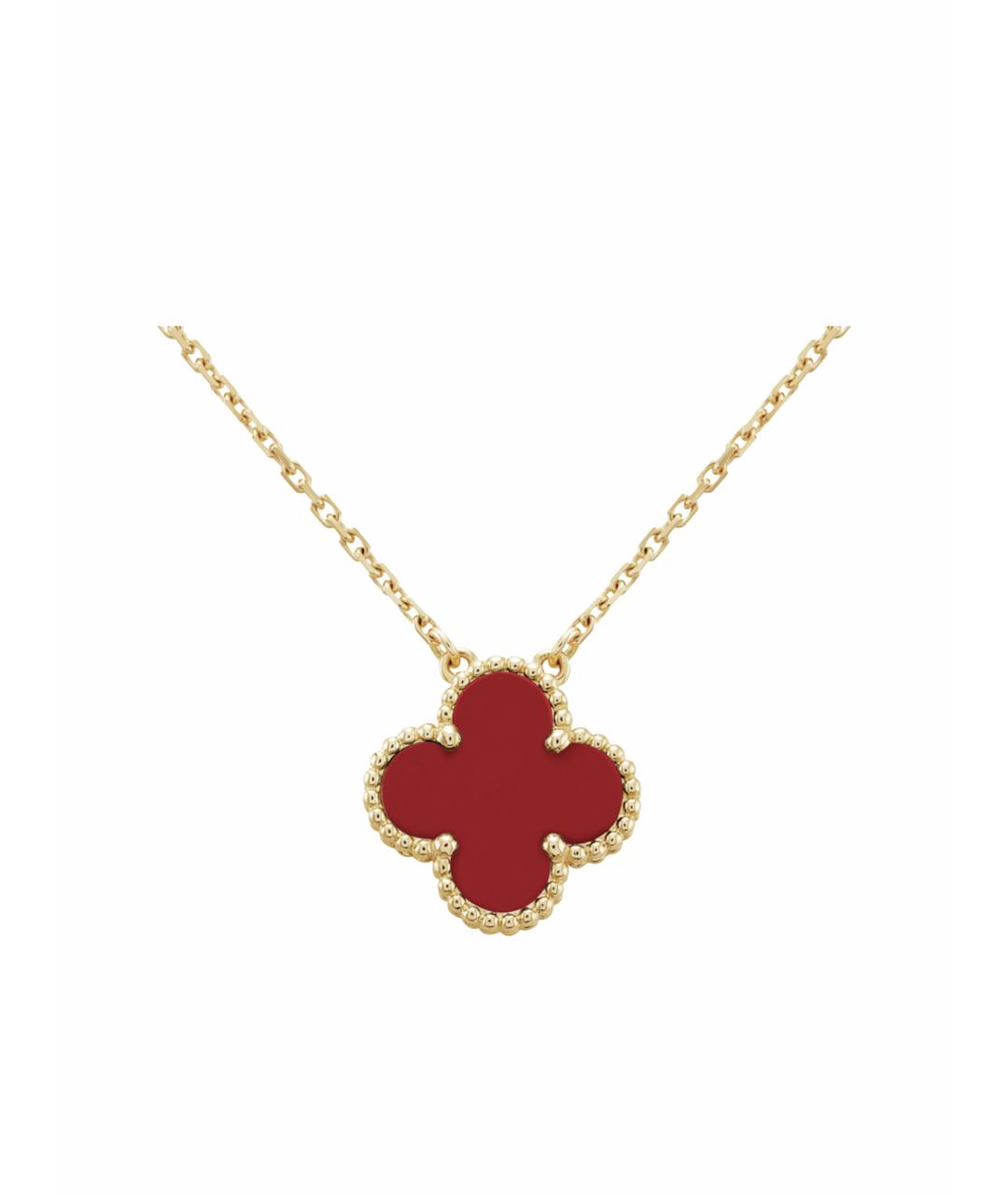 VAN CLEEF & ARPELS Красная подвеска из желтого золота, фото 1