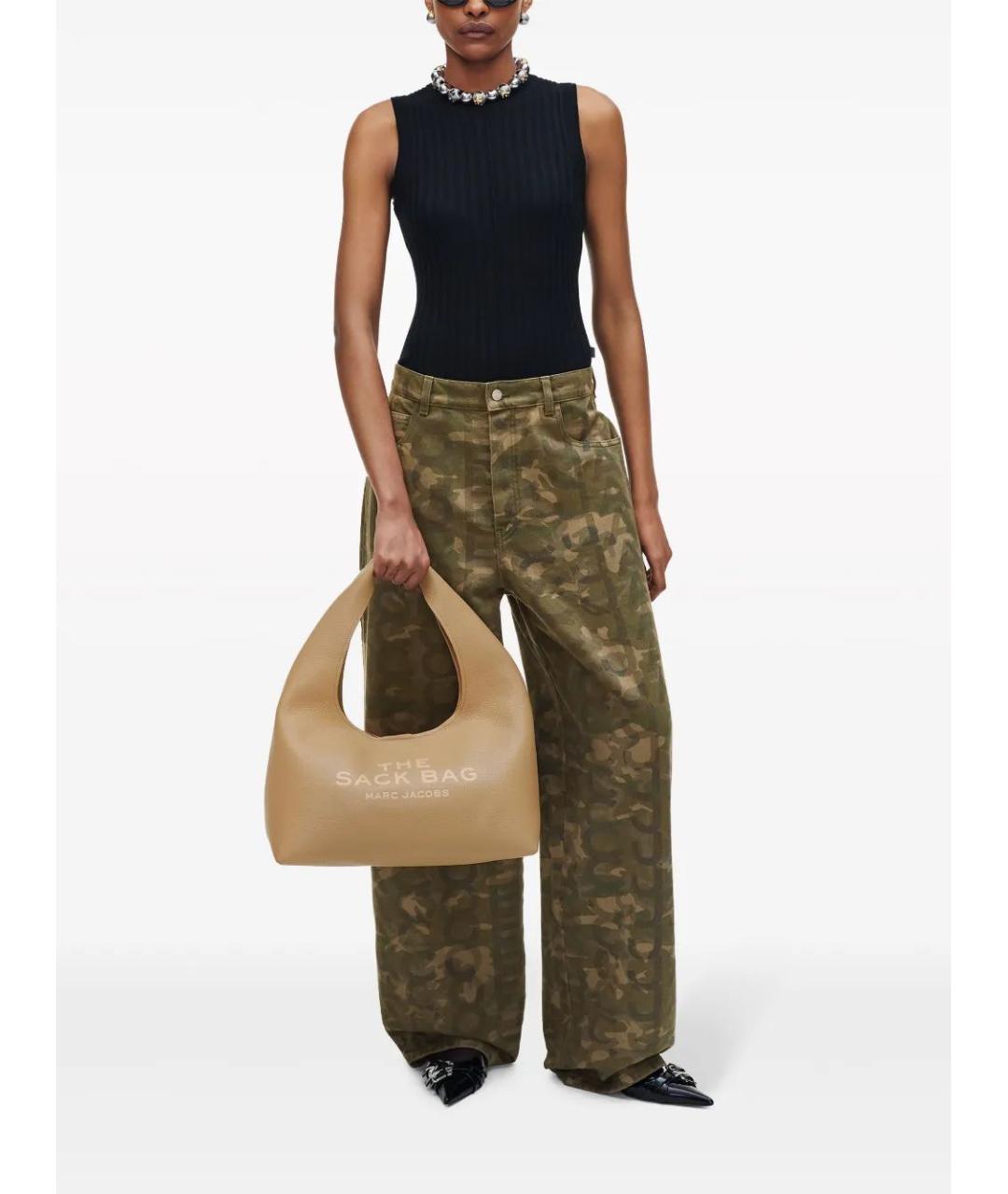 MARC JACOBS Бежевая кожаная сумка через плечо, фото 3