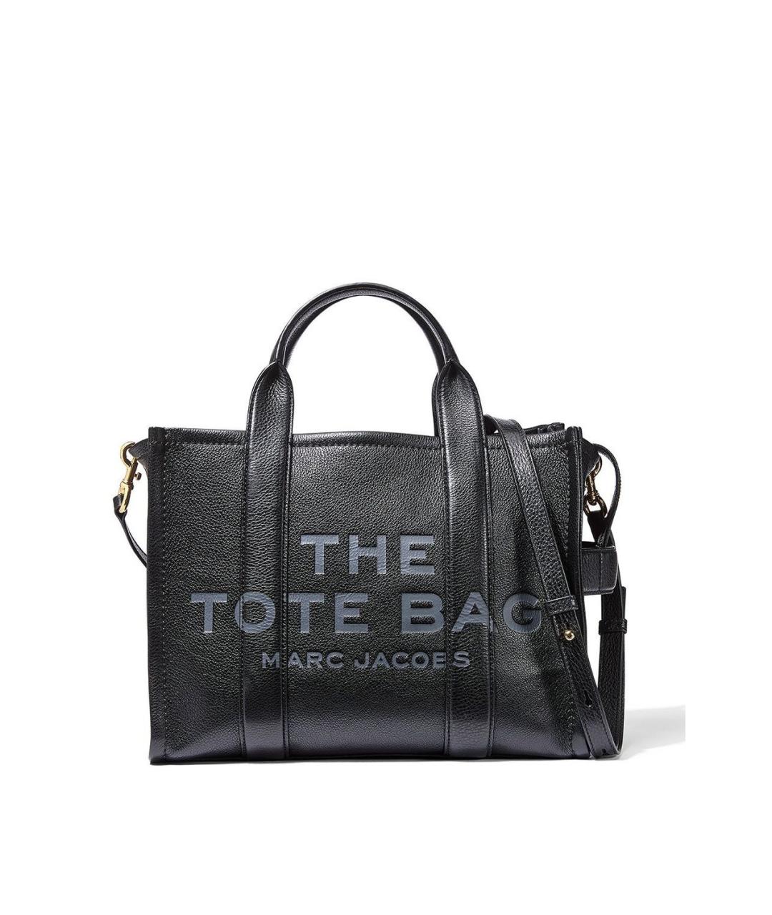 MARC JACOBS Черная кожаная сумка тоут, фото 1