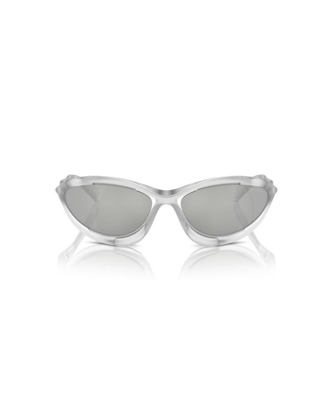 PRADA Серебряные солнцезащитные очки, фото 2