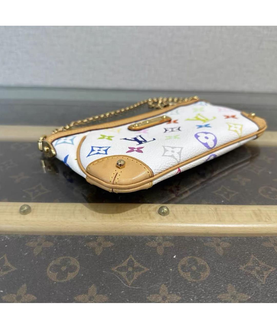 LOUIS VUITTON Белая сумка с короткими ручками, фото 4