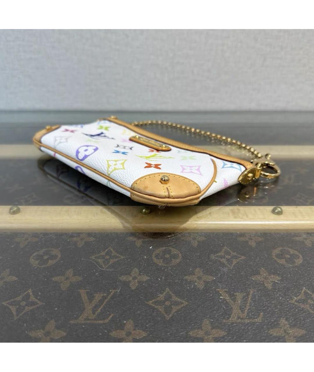 LOUIS VUITTON Белая сумка с короткими ручками, фото 6