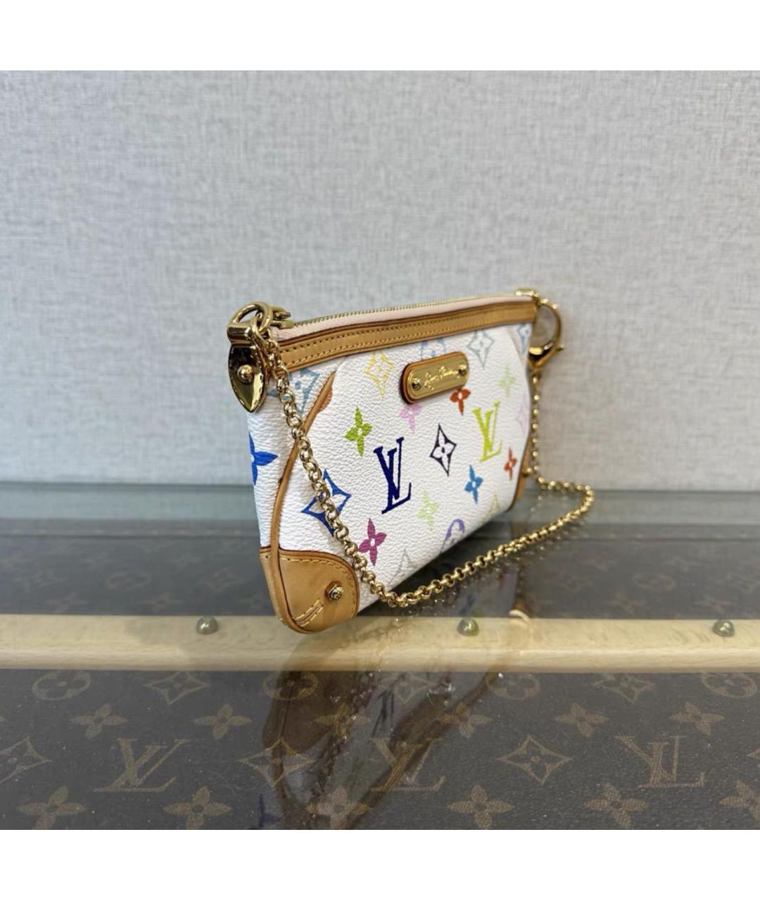 LOUIS VUITTON Белая сумка с короткими ручками, фото 2