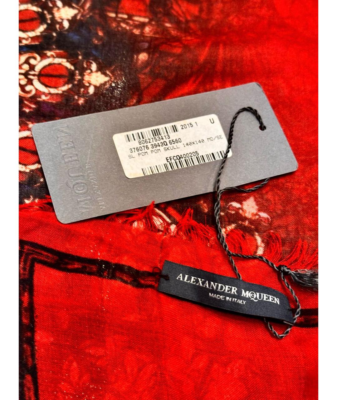 ALEXANDER MCQUEEN Мульти платок, фото 4