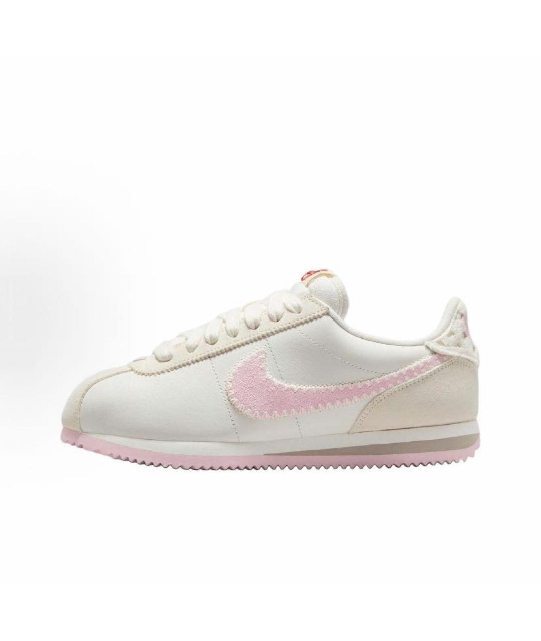 NIKE Белые кеды из искусственной кожи, фото 4