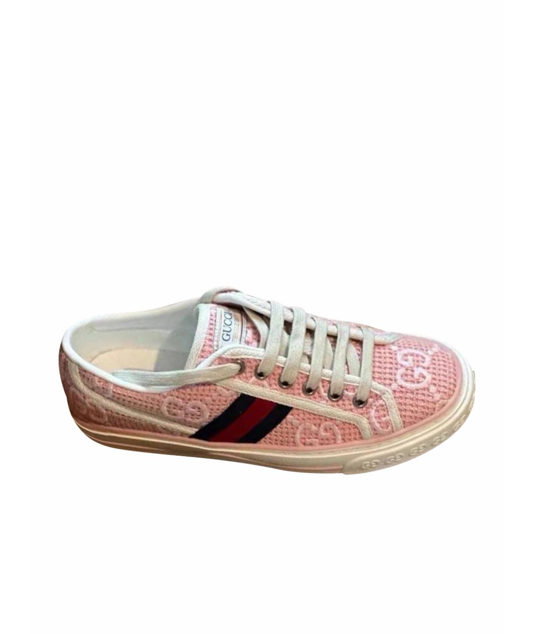 GUCCI Розовые кеды, фото 1