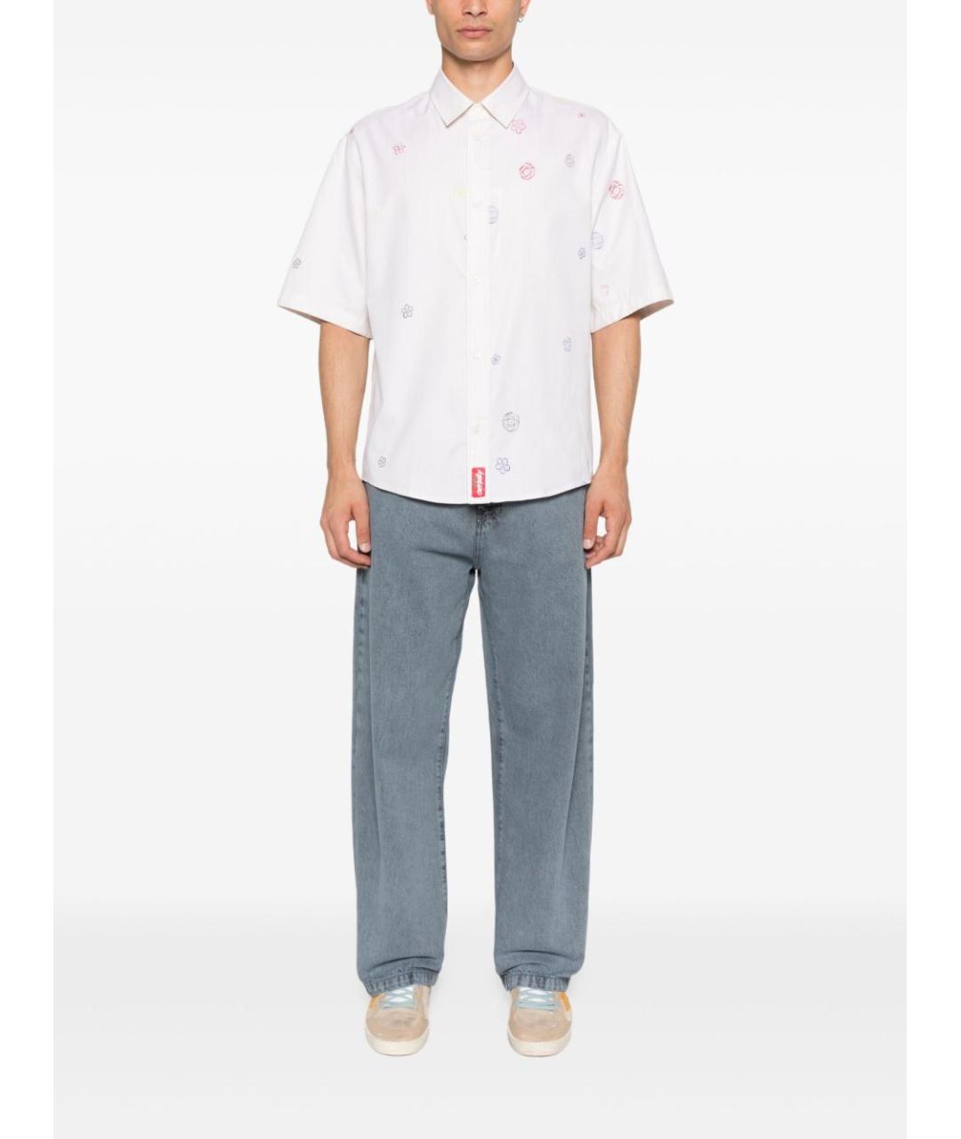 KENZO Белая хлопковая кэжуал рубашка, фото 2