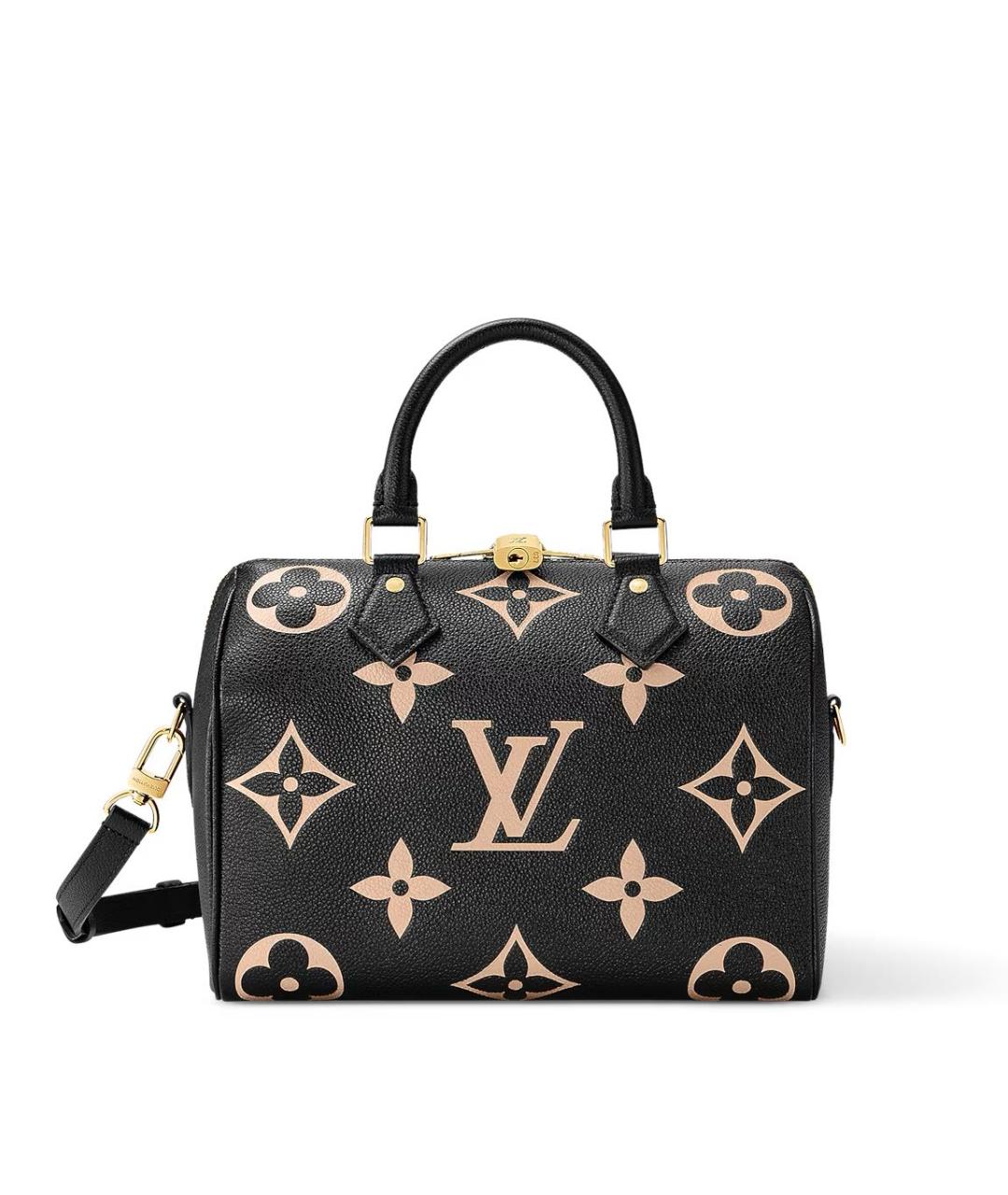 LOUIS VUITTON Черная кожаная сумка с короткими ручками, фото 9