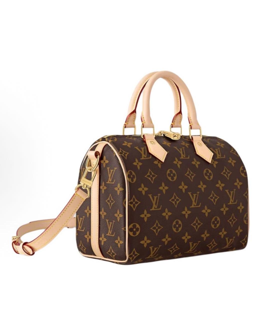 LOUIS VUITTON Коричневая сумка с короткими ручками, фото 2
