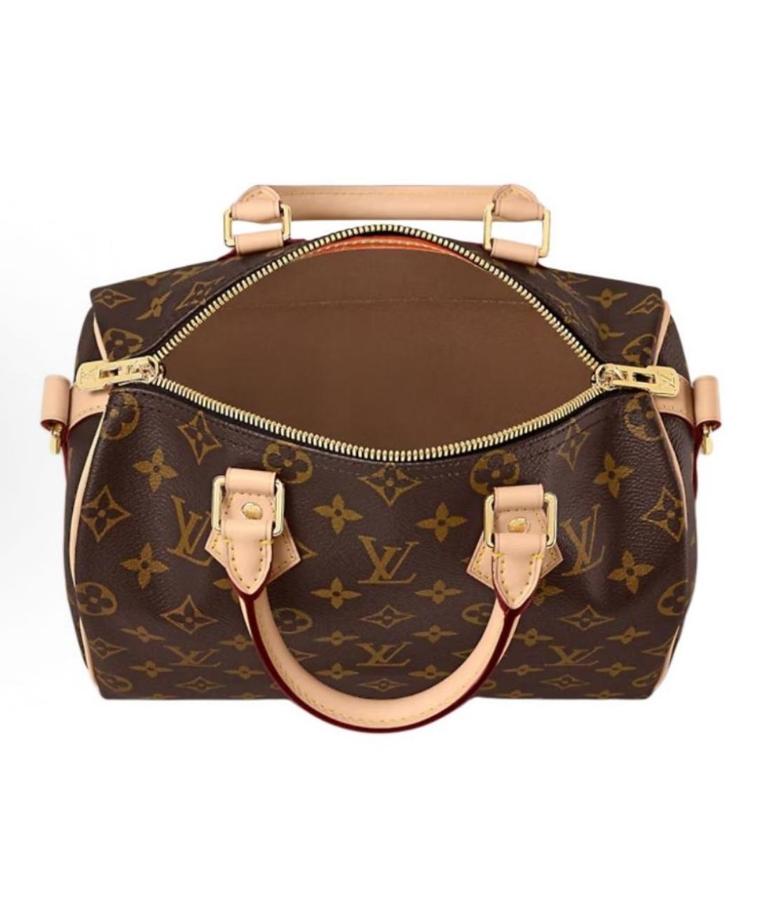 LOUIS VUITTON Коричневая сумка с короткими ручками, фото 3