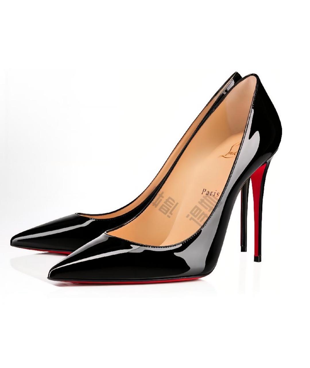 CHRISTIAN LOUBOUTIN Черные туфли, фото 2