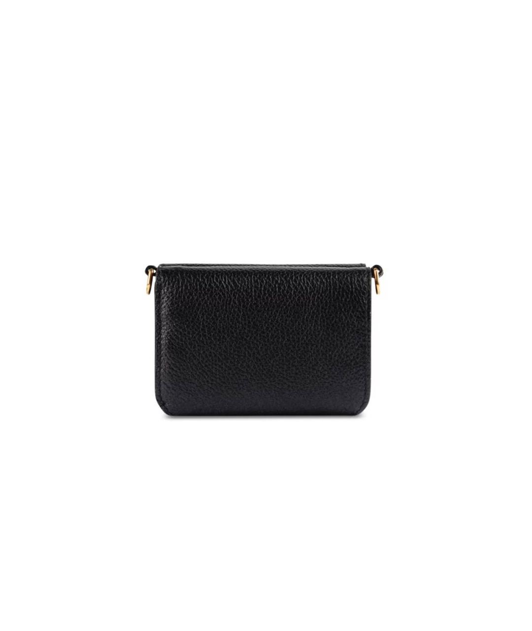BALENCIAGA Черный кожаный кошелек, фото 3