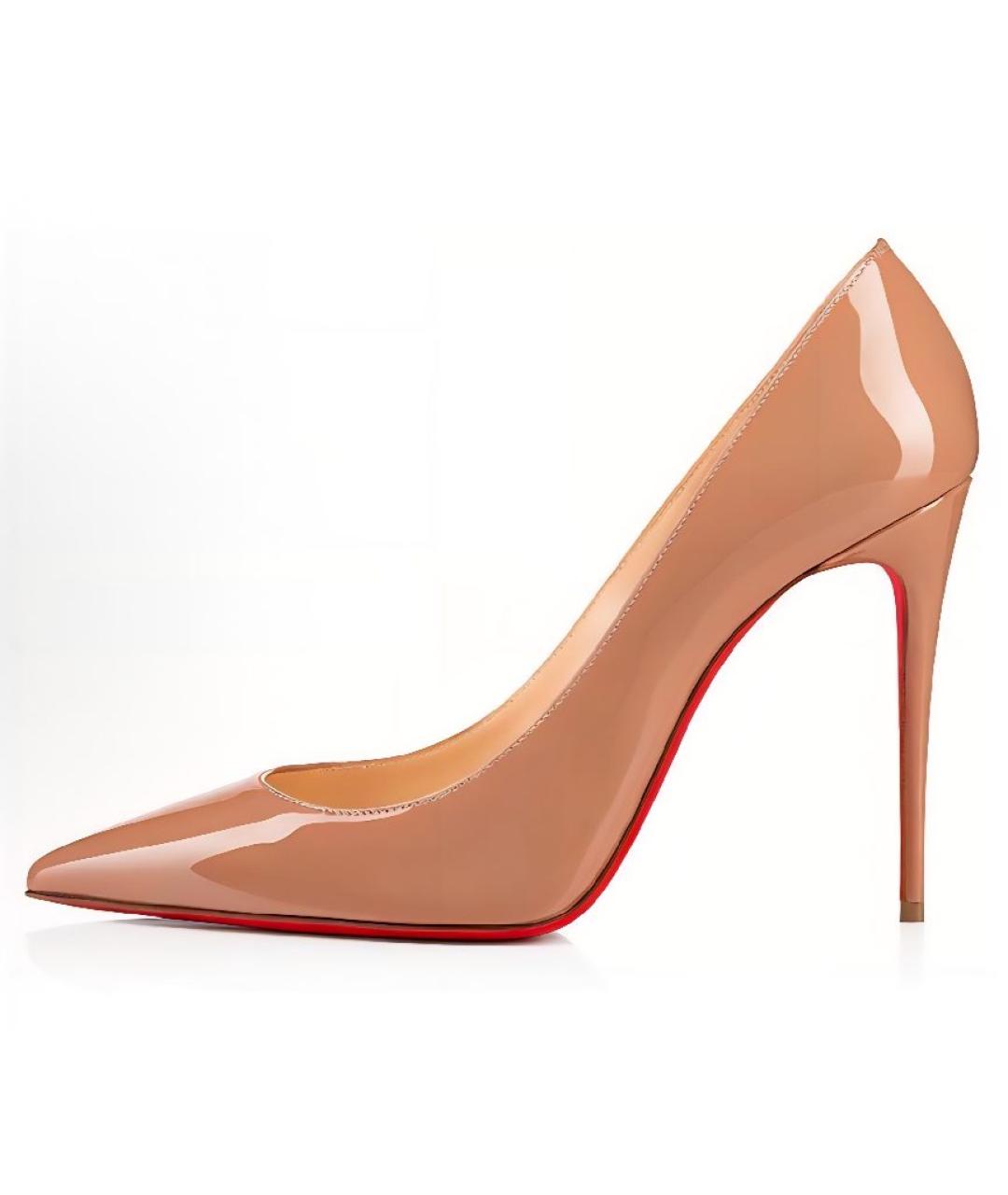 CHRISTIAN LOUBOUTIN Бежевые туфли, фото 2