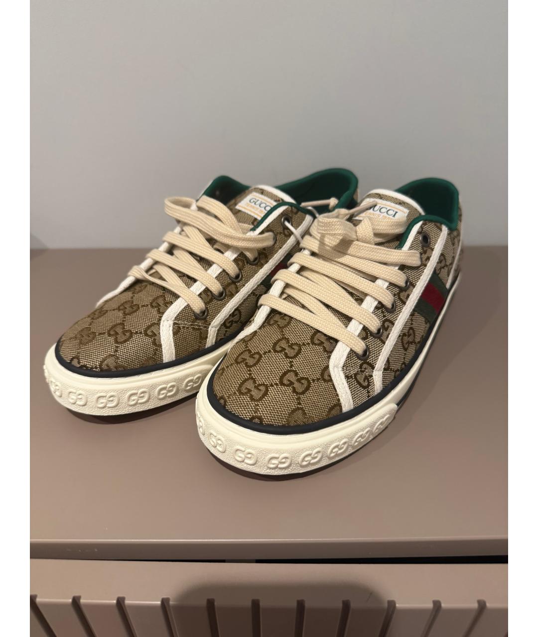 GUCCI Низкие кроссовки / кеды, фото 4