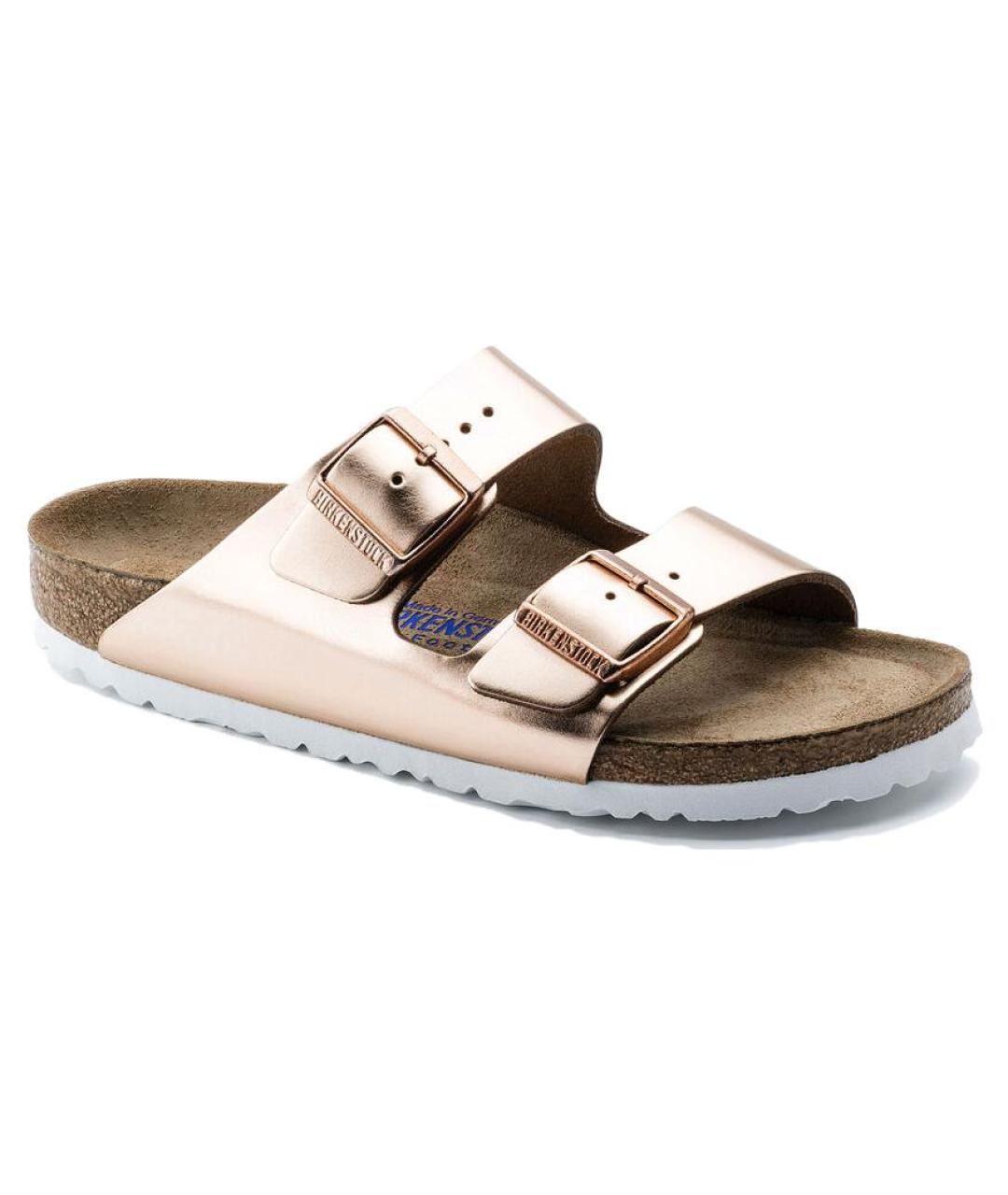 BIRKENSTOCK Золотые сандалии, фото 3