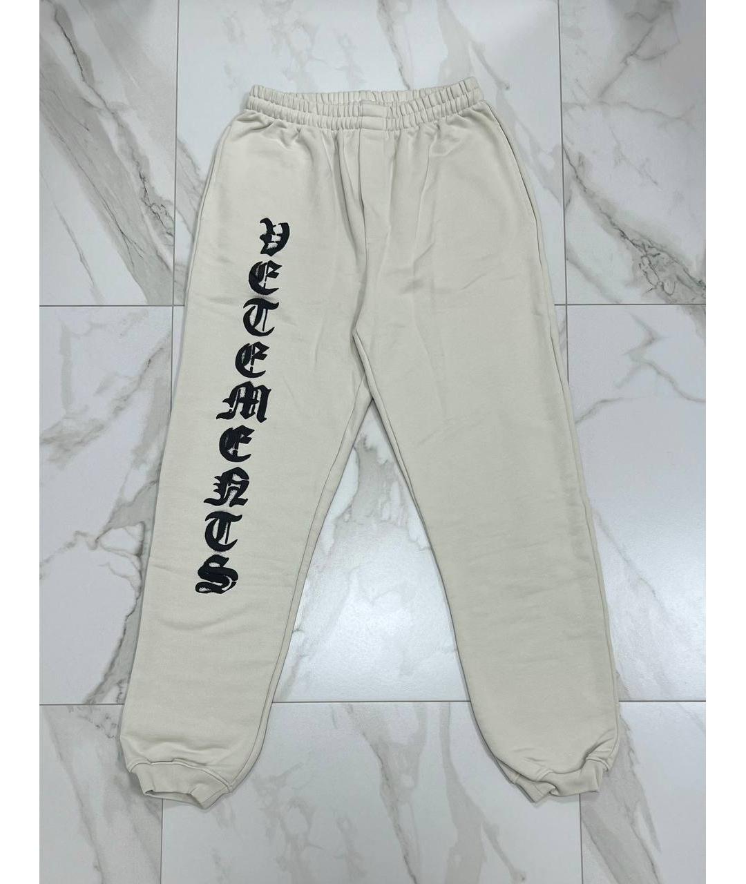 VETEMENTS Бежевые повседневные брюки, фото 10