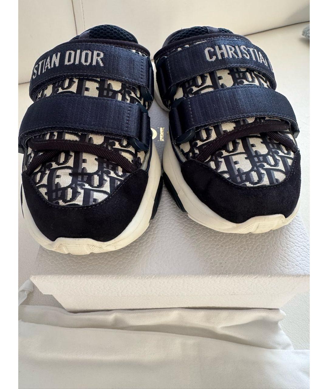 CHRISTIAN DIOR Темно-синие сабо, фото 7