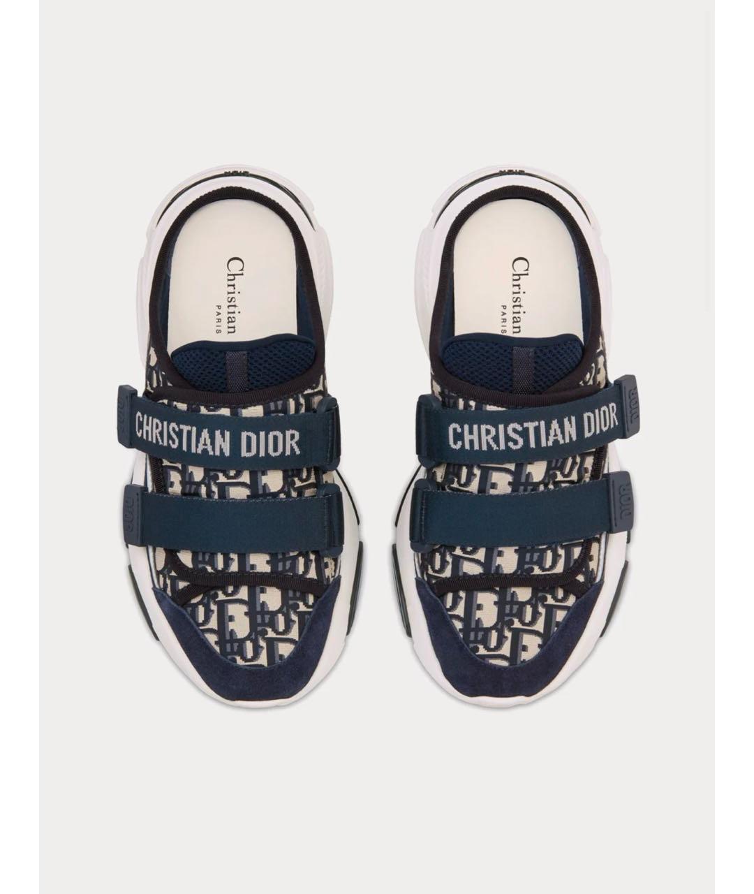 CHRISTIAN DIOR Темно-синие сабо, фото 2