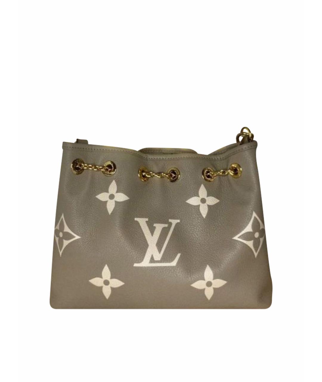 LOUIS VUITTON Бежевая кожаная сумка тоут, фото 1