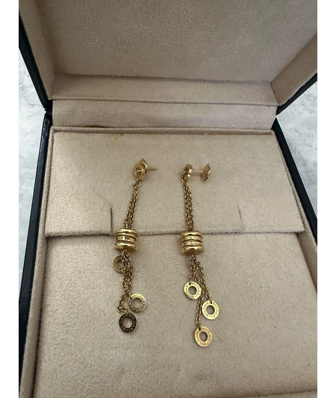BVLGARI Золотые серьги из желтого золота, фото 5