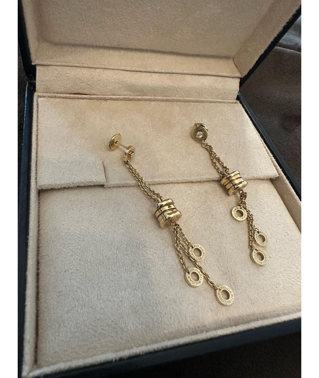 BVLGARI Золотые серьги из желтого золота, фото 2