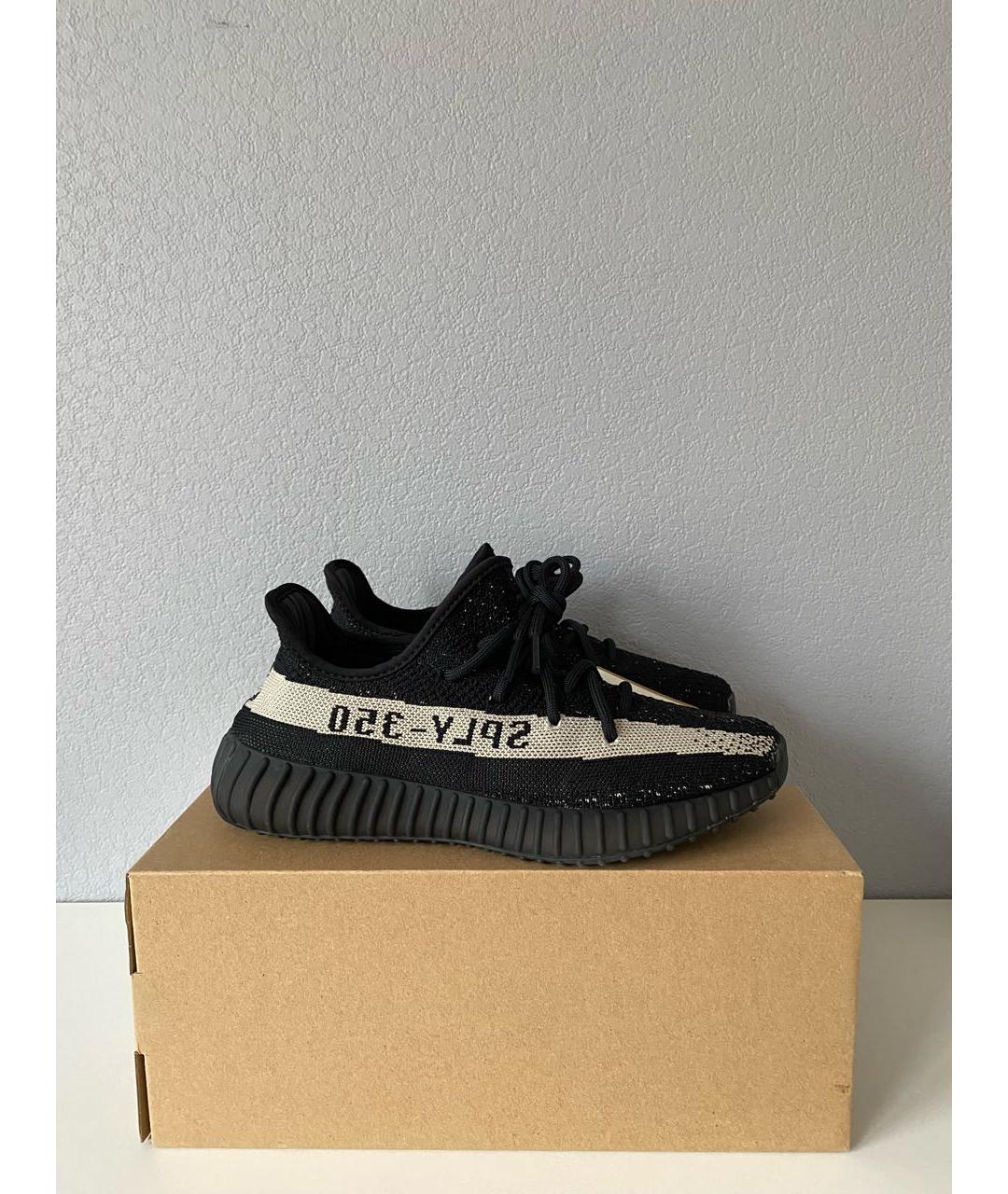ADIDAS YEEZY Черные текстильные кроссовки, фото 4